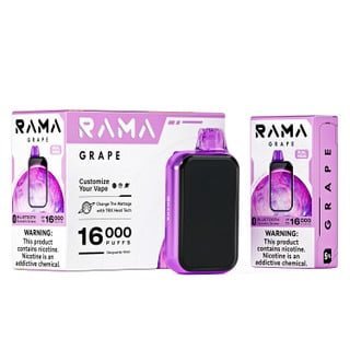 Grape – Rama 16000 Puffs: A Burst of Juicy Flavor in Every Puff